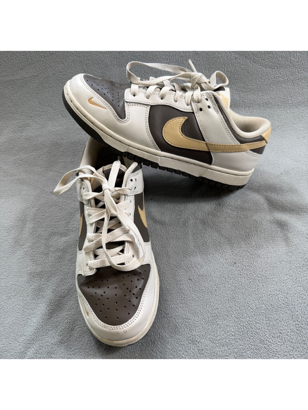 Nike Dunk Low Women’s Sesame Ironstone Phantom Brown Sneakers Size 7.5